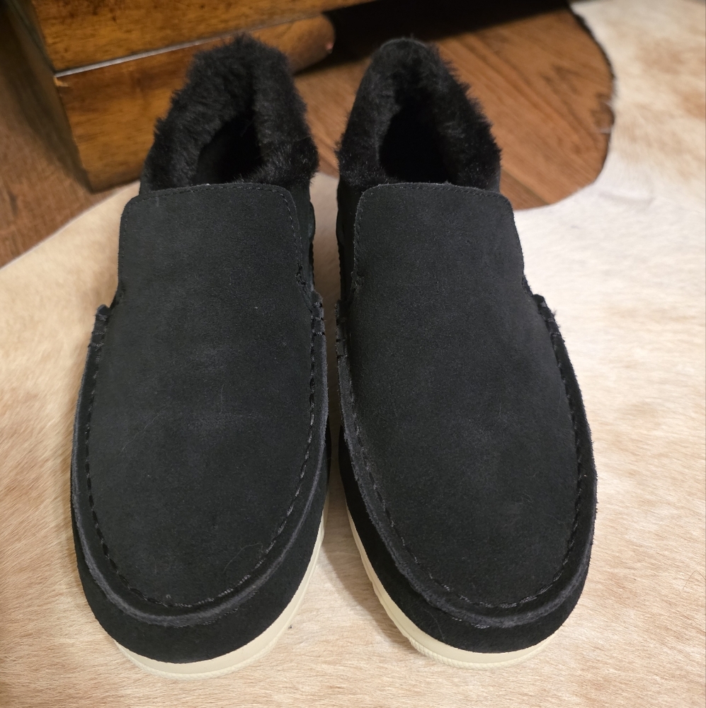 Sperry Women's Moc-Sider Moccasin, 7.5 M, Navy - Picture 3 of 11